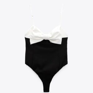 Zara bow bodysuit